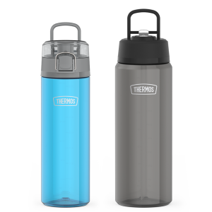 26oz Spout Lid & 32oz Straw Lid Tritan  Water Bottle Bundle - Teal & Smoke